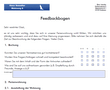 Feedbackbogen