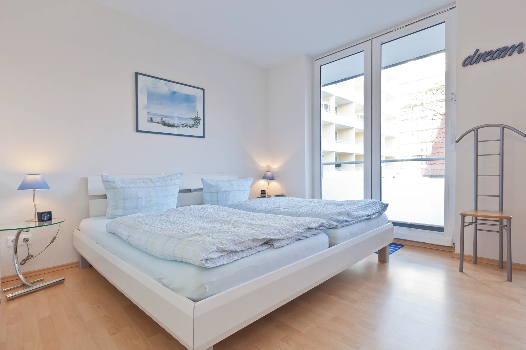 Schlafzimmer der Ferienwohnung