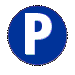 Parkplatzschild