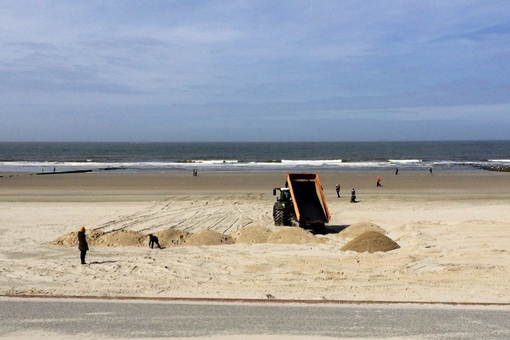 Neuer Sand für den Nordstrand