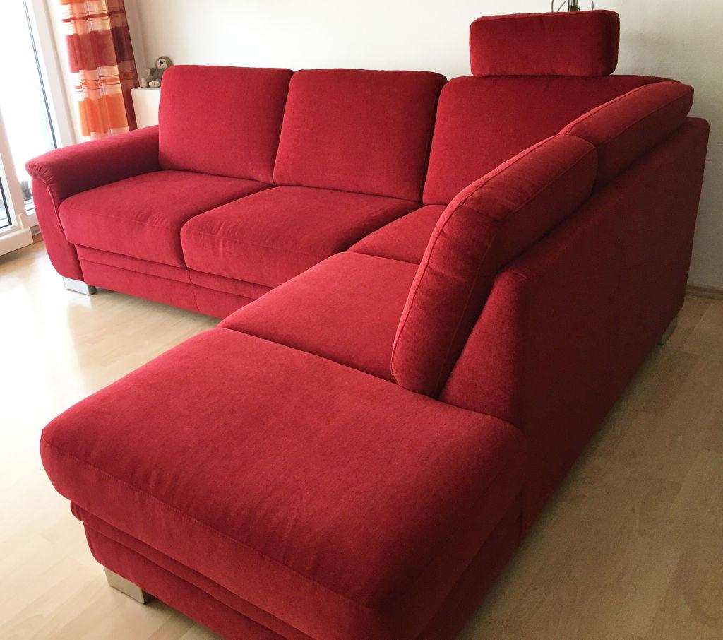 Neues Sofa im Wohnzimmer