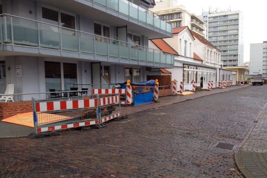 Baustelle auf der Halemstrasse