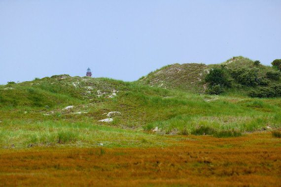 Auf dem Rückweg - Der Leuchturm ist in Sichtweite