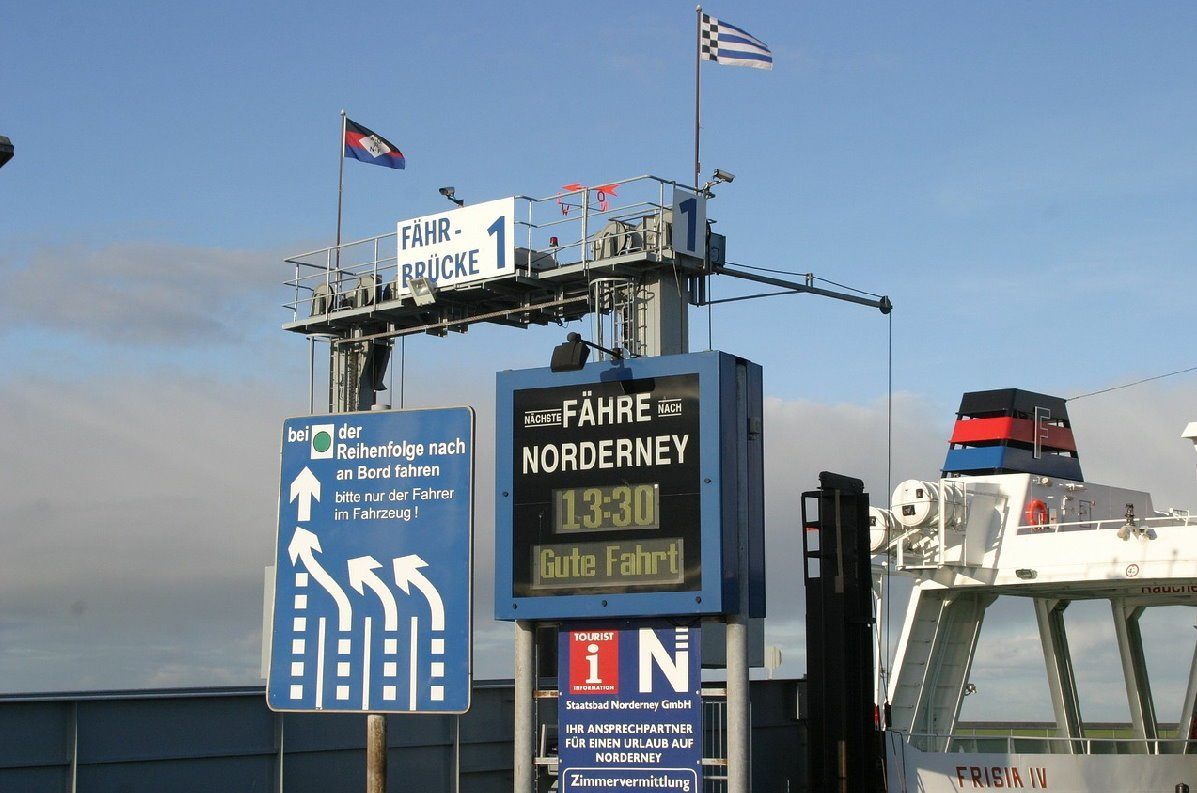 Fähranleger nach Norderney